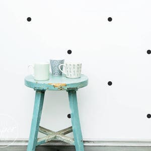Polka Dots 2.5cm | VINYL Wall Decals | 1 Inch | Confetti Spots | Round Circles Stickers | Peel & Stick | Boys Girls Baby Nursery Décor