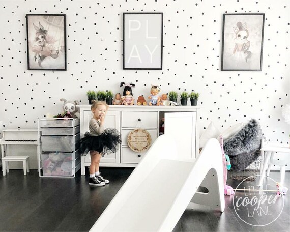 165 Hand Drawn Polka Dots Irregular Spots Modern Wall Decal Vinyl Stickers