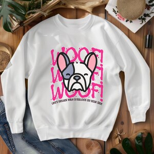 Französische Bulldogge Sweatshirt, Bulldogge Mutter Geschenk, Hundeliebhaber Shirt, Frenchie Mutter Sweatshirt, Frenchie Mutter Geschenk, Frenchie Sweatshirt, Geschenk für sie