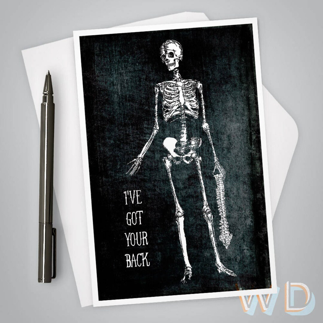 Skeleton ribcage Halloween Greeting Card by tarek25