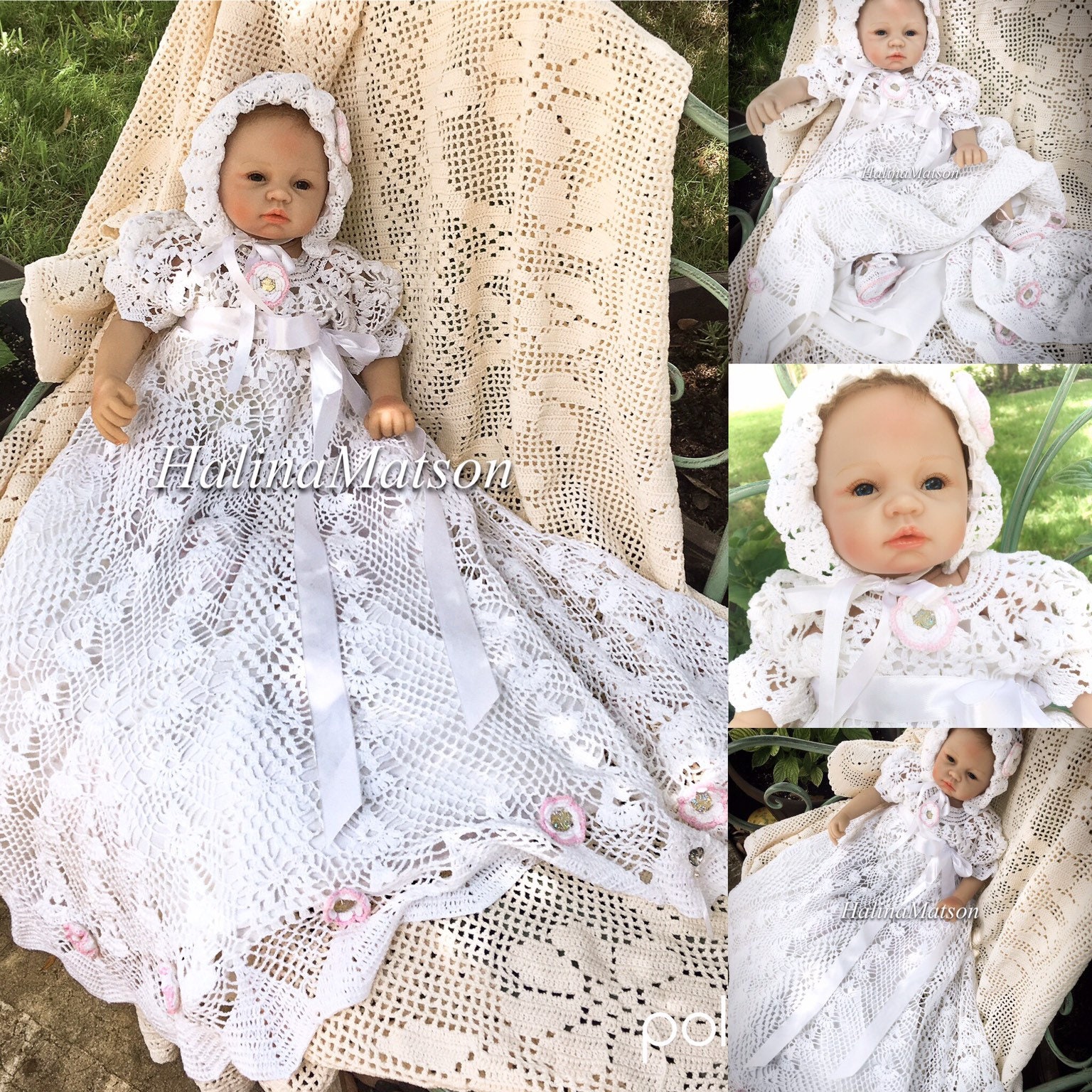 White Christening Gown Girl, Baptism Dress for Baby Girl, Newborn Girl Dress,  Long Baptism Dress, Baby Blessing Dress - Etsy