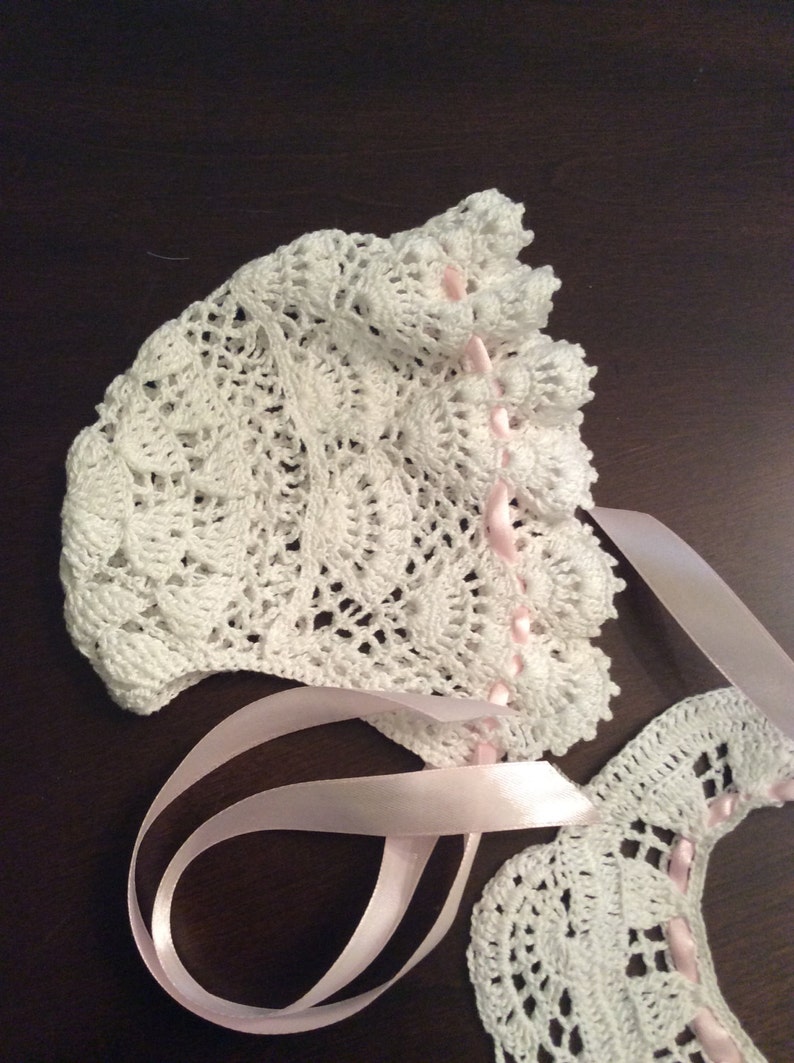 Crochet Pattern for Baby Christening Accessories Baby Pattern Etsy