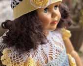 Samantha hat thread crochet girl pattern, summer hat crochet pattern, girl hat pattern, pattern, crochet pattern, thread crochet, thread