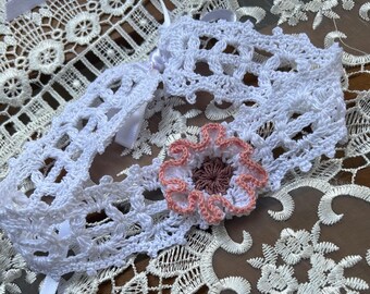 Josie summer headband thread crochet pattern, baby crochet, crochet headband, headband, crochet, pattern, toddler pattern, thread crochet