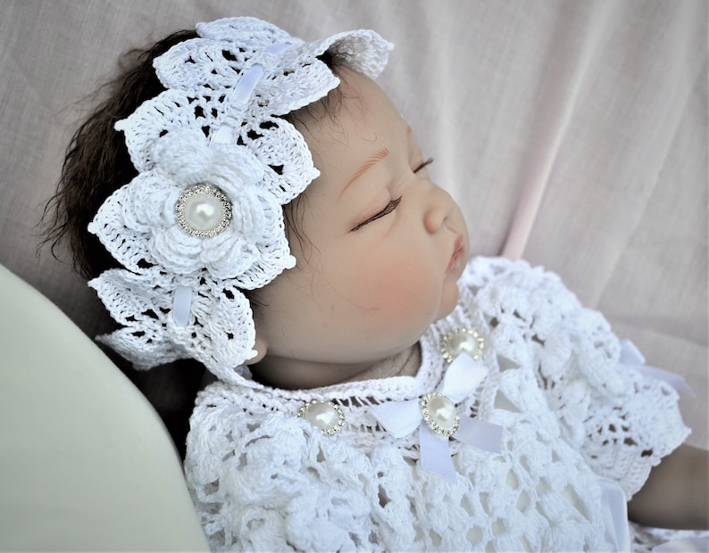 Special Beginnings Baby’s Christening Doll 8” White Outfit For Child’s Baptism N
