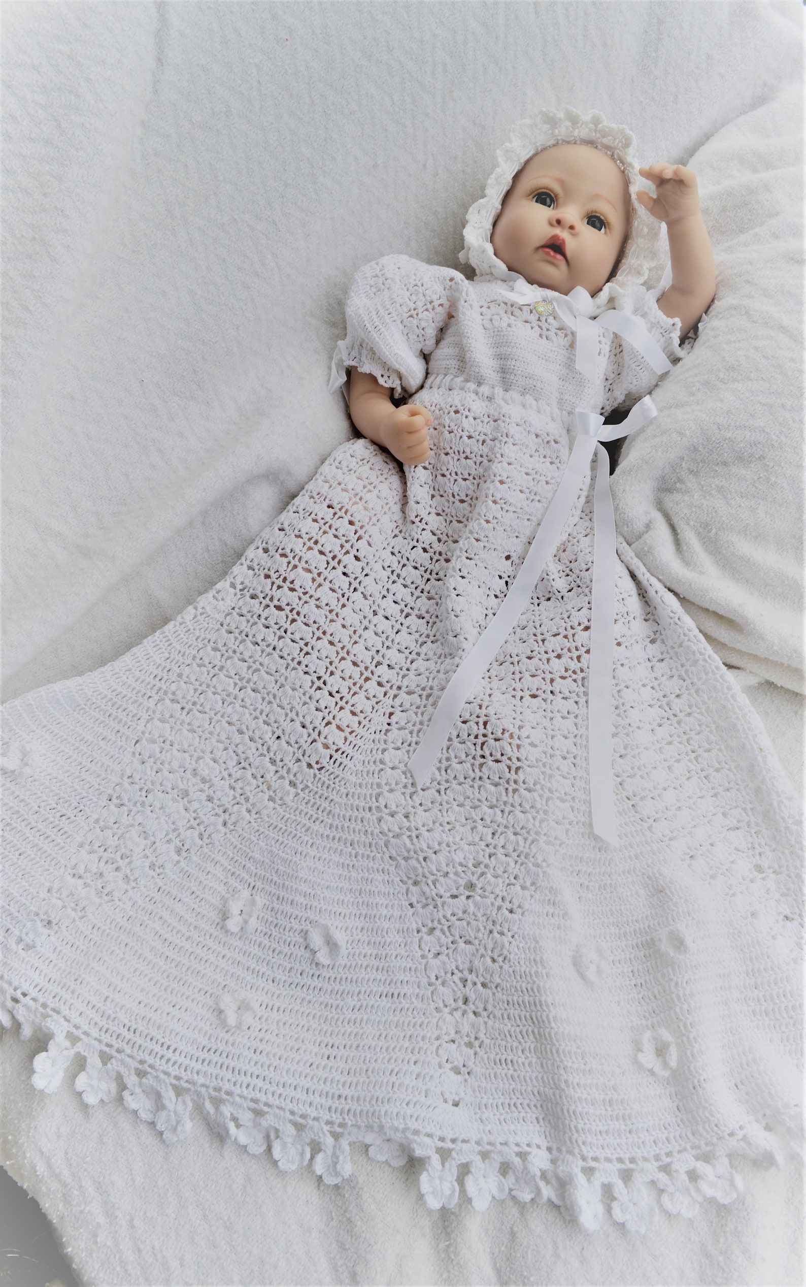 5 Crochet Patterns of Christening Gowns at a Special Discount Etsy