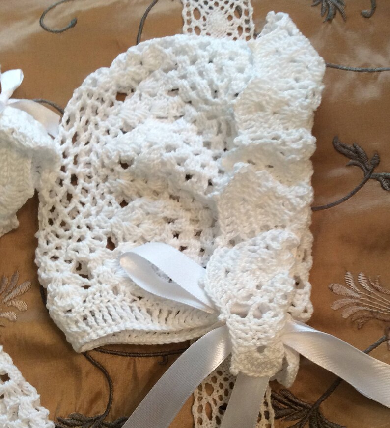 Crochet patterns of 5 different christening Etsy