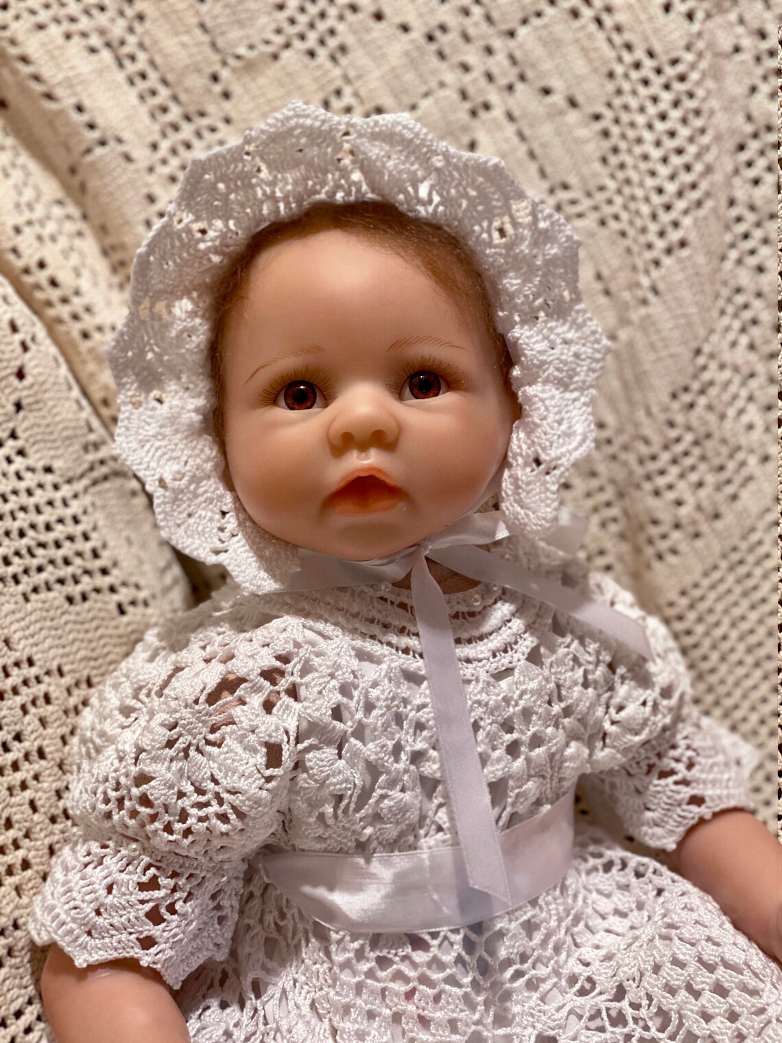 Heirloom Crochet Baby Christening Pdf Pattern Etsy