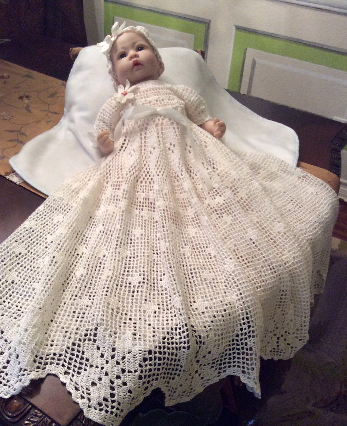 5 Crochet Patterns of Christening Gowns at a Special Discount Etsy