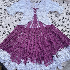 Iwona crochet peasant toddler summer dress, thread crochet toddler, dress crochet pattern, toddler dress, crochet pattern, thread crochet,