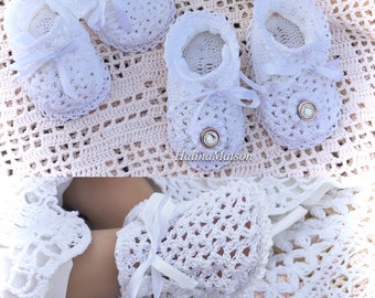 Booties baby Jane crochet thread christening pattern, baby crochet, thread crochet booties, baby booties, christening shoes, crib shoes,