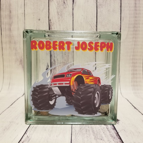 monster truck piggy bank