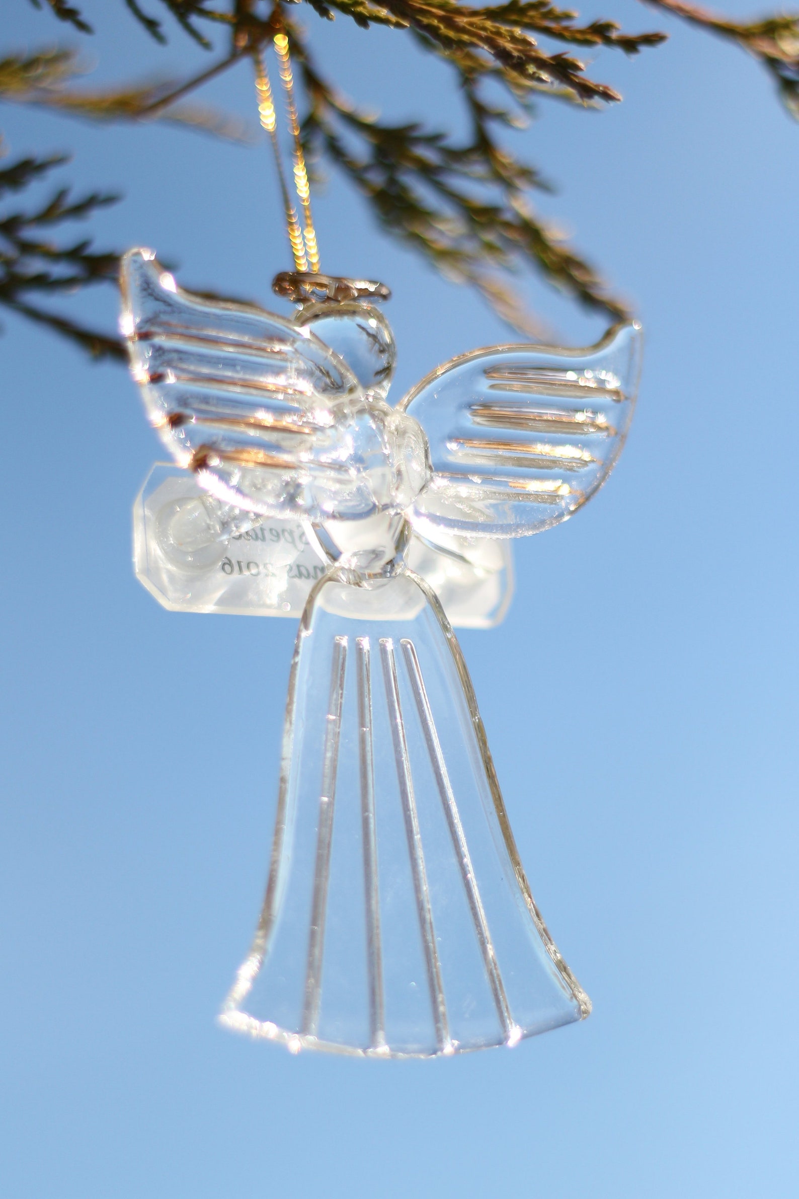 Personalized Hand Blown Glass Angel Ornament to Memorialize Etsy