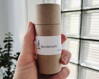 Deodorant | Natural Aluminum Free Formula | Scented with Essential Oils | Rose | Lavender | Clary Sage | Sandalwood | Fresh Floral Scent