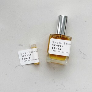 Perfume orgánico Tropic Flora / Jazmín, Plumeria y Sándalo imagen 1