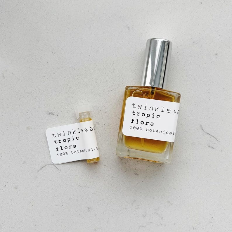 Perfume orgánico Tropic Flora / Jazmín, Plumeria y Sándalo imagen 1