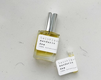Perfume Mandarin Dew / Fragancia floral cítrica vegana orgánica