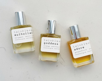 Fragancias de la Colección Nostalgia / Roll-ons a base de aceite / Perfume natural / Elaborado con aceites esenciales