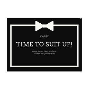 Tarjetas de propuesta de padrinos de boda editables / Personalizables / Arte digital