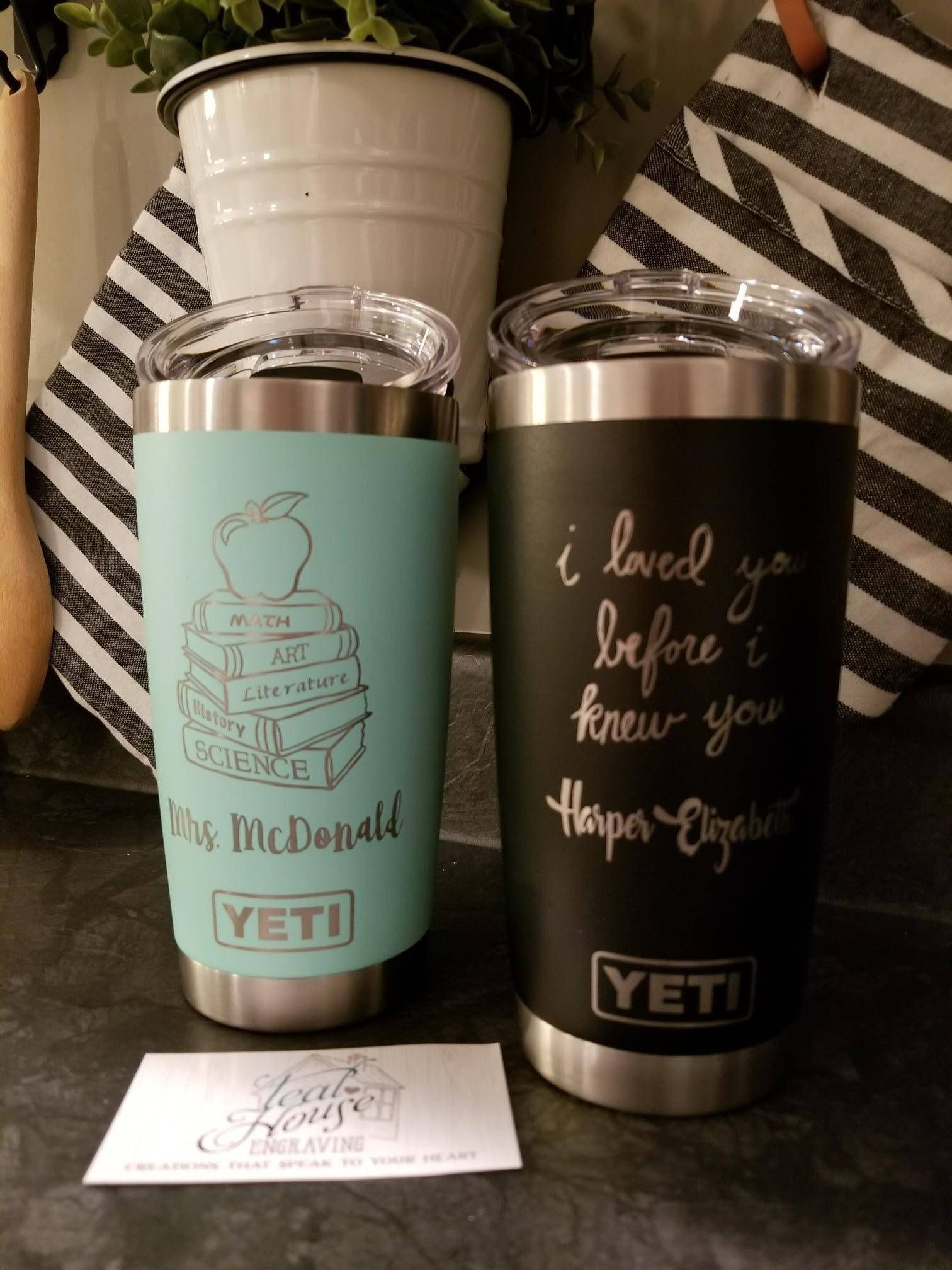 custom printing on yeti cups
