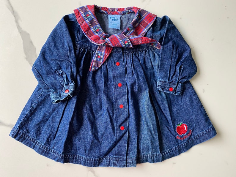 Vintage Oshkosh Girls Dress Baby B/'Gosh Dress Vintage Girls Oshkosh 18 months
