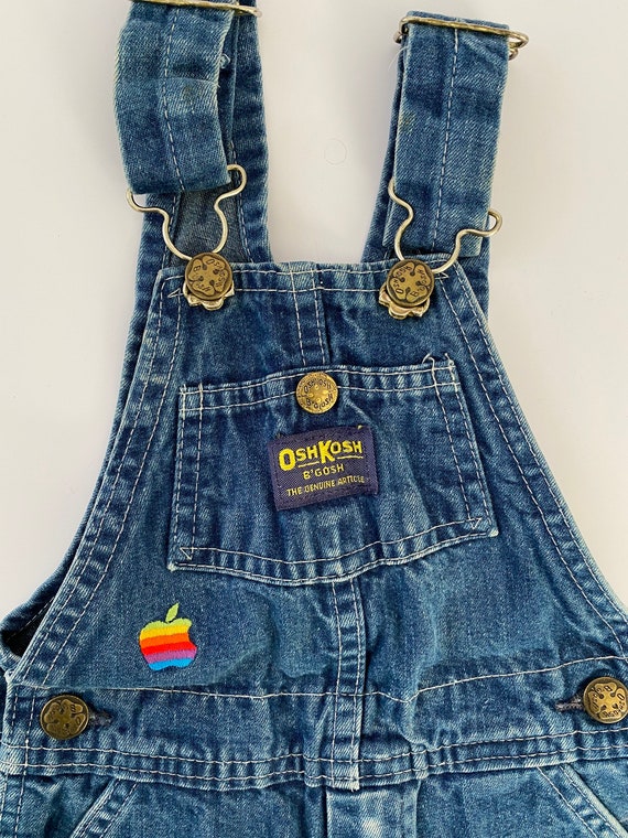 Vintage Oshkosh Overalls Size 2T, Oshkosh apple ov