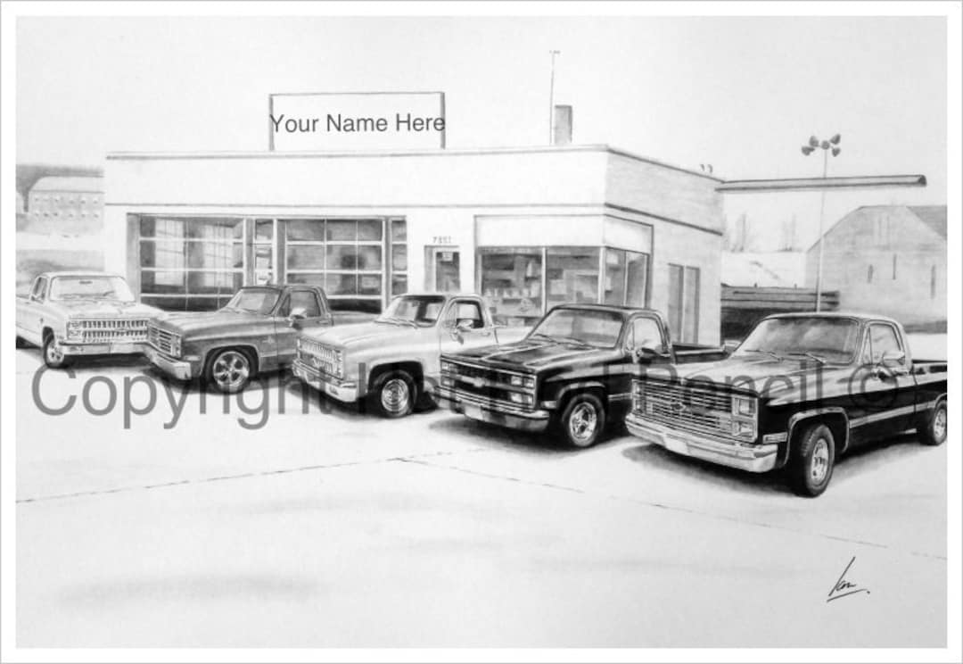 79-80-81-82-83-84-85-86-87 Chevy Silverado Pickup Truck Customized ...