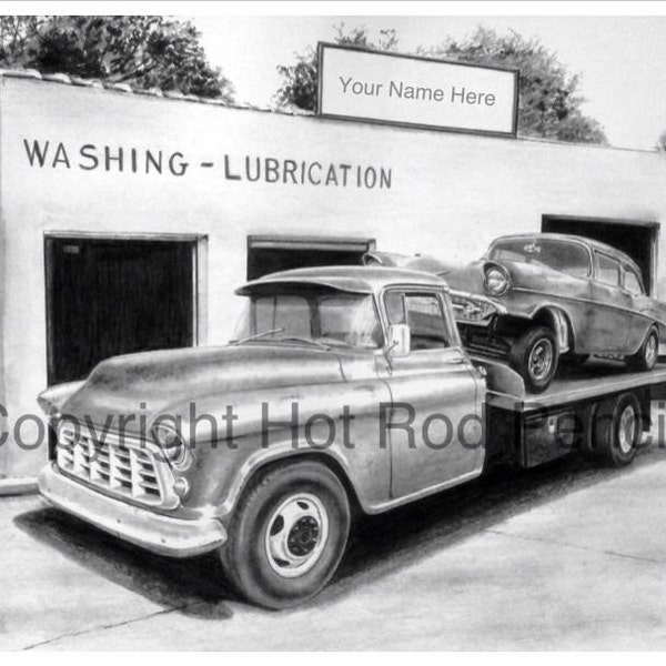 Flatbed Truck Print - Etsy