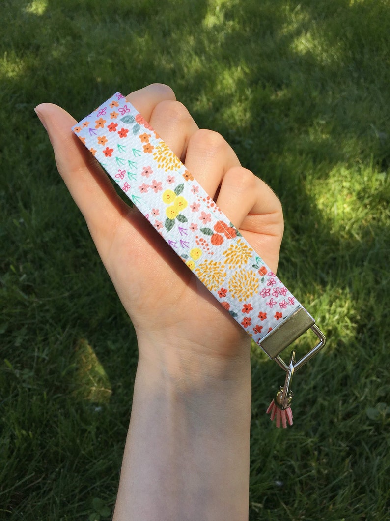 Floral Wristlet Keychain for Women Key Wristlet Gift for Her Etsy