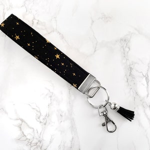 Star Keychain Wristlet, Girly Keychain, Key Fob Wristlet, Keyfob, Girly Gift, Key Wristlet Lanyard, Wristlet Keychain, Keychain gift for her