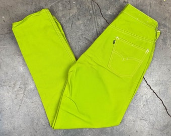 bright green jeans womens