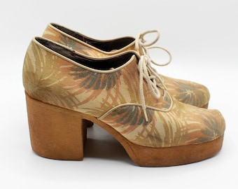 mens vintage platform shoes