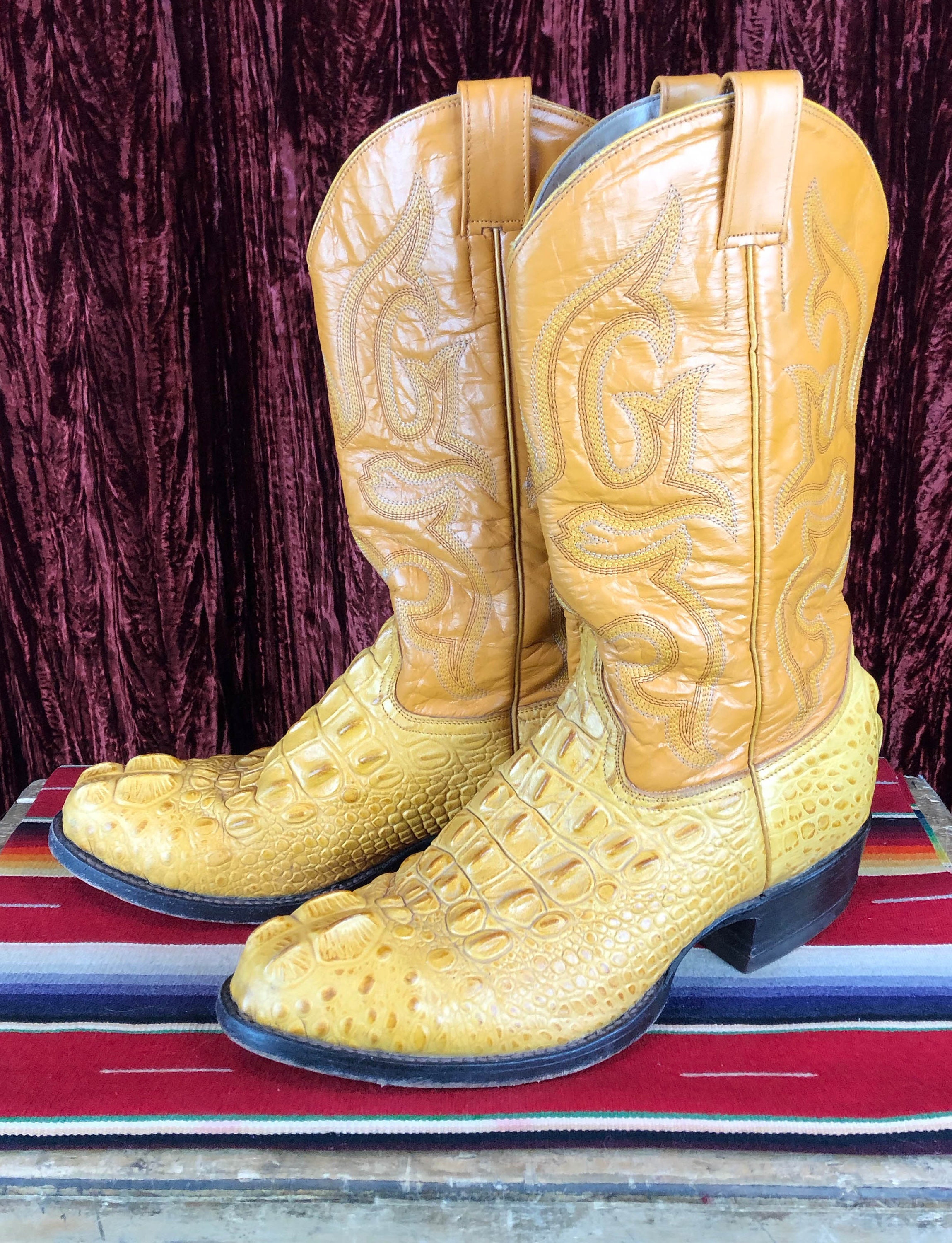 alligator roper boots