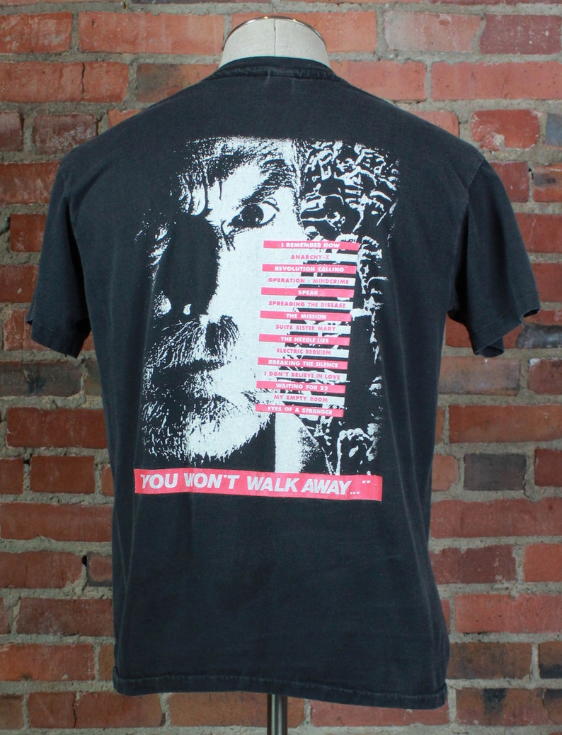 Vintage 1991 Queensryche Concert T Shirt Operation Mindcrime | Etsy