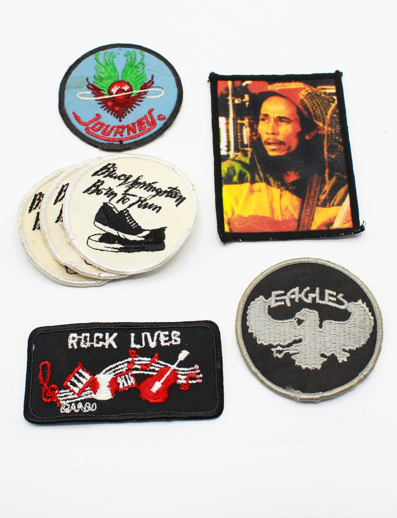 Vintage 70's Band Patch Journey Bruce Springsteen Eagles Etsy