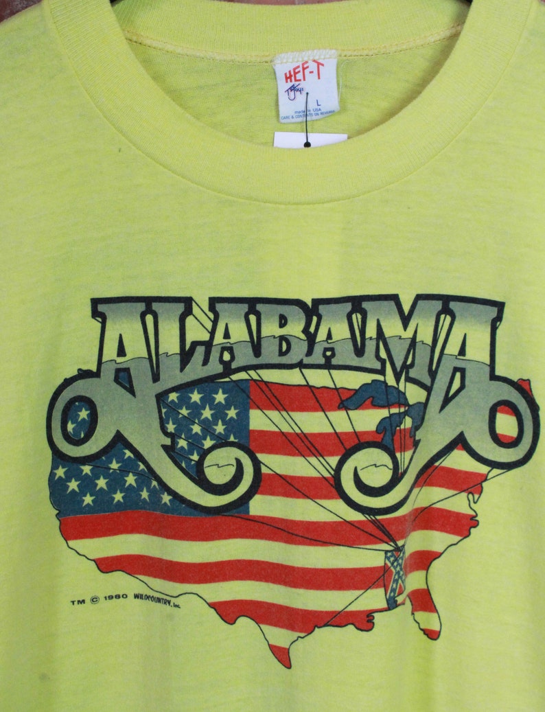 Vintage Alabama Concert T Shirt 1982 Mountain Music Tour Etsy