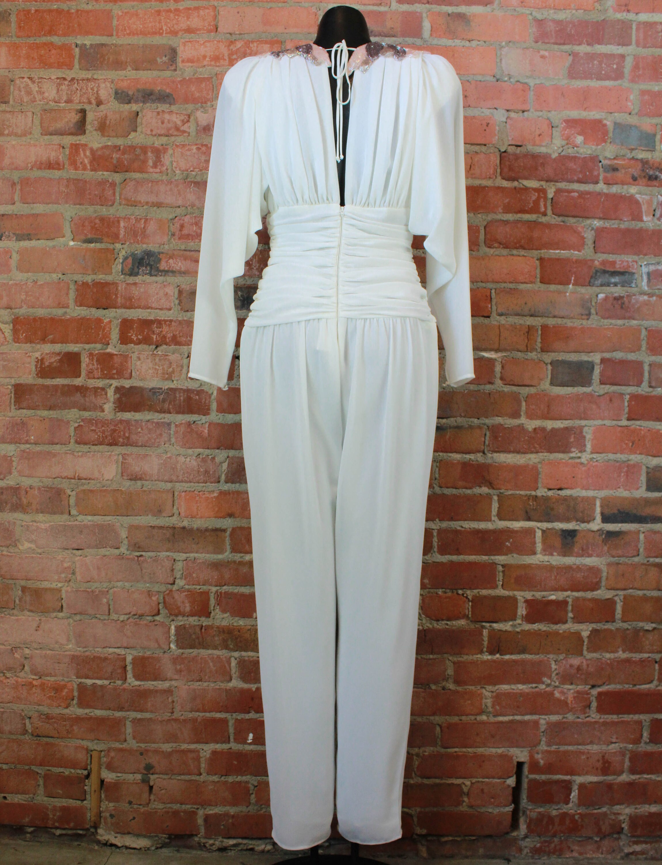 Women's Vintage 70's Elatra Jumpsuit Polyester Beaded Etsy