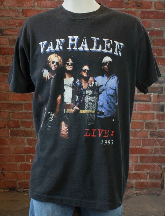 Vintage Van Halen Concert T Shirt 1993 World Tour
