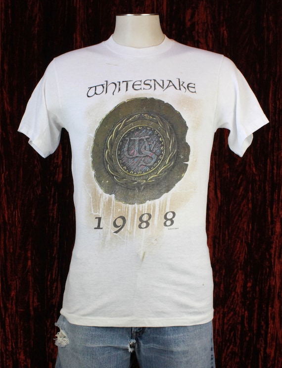 Vintage Whitesnake Concert T Shirt 1988 Tour - Med