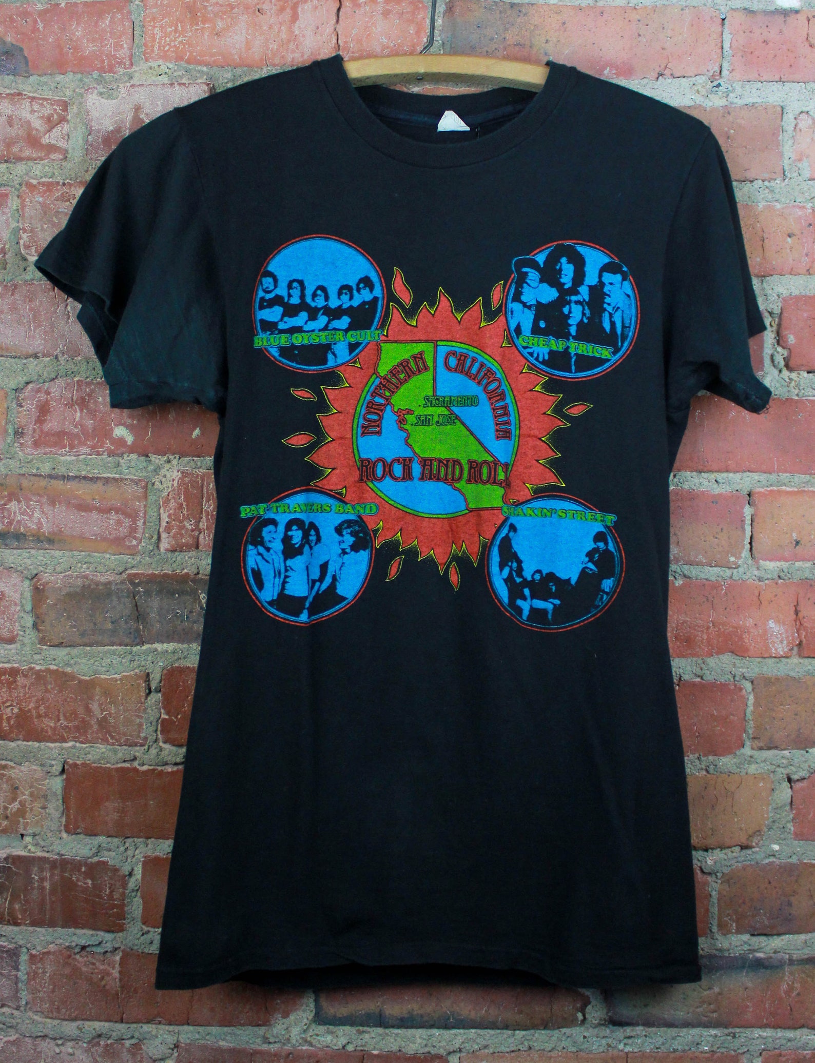Vintage 1979 Northern California Concert T Shirt Blue Oyster Etsy