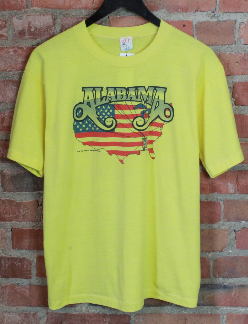 Vintage Alabama Concert T Shirt 1982 Mountain Music Tour Etsy