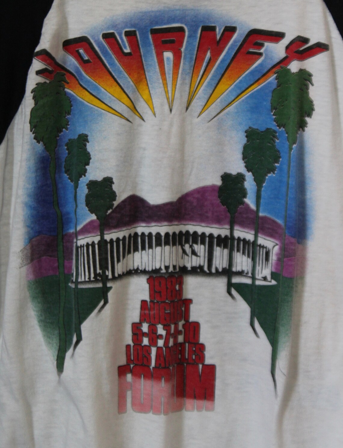 Vintage Journey Concert T Shirt California Rock N Roll Jersey Etsy