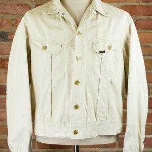 lee white denim jacket