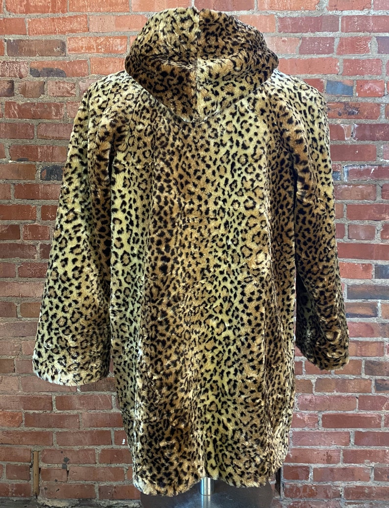 Women's Vintage 80's Dennis Basso Leopard Faux Fur | Etsy