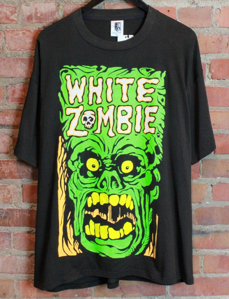white zombie t shirt