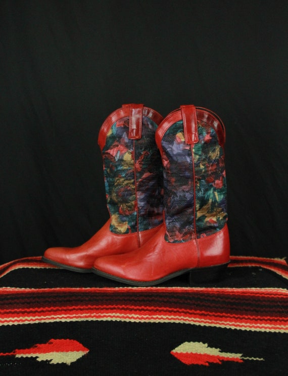 Women's Vintage 80's Deadstock Capezio Red Leather