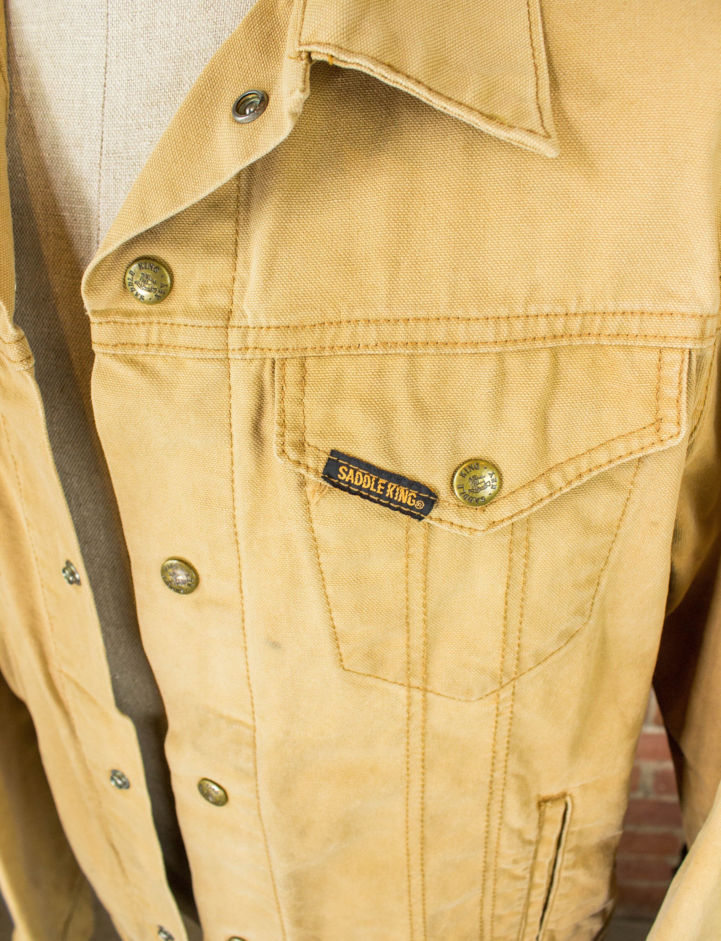 Vintage 70s Saddle King Western Khaki 