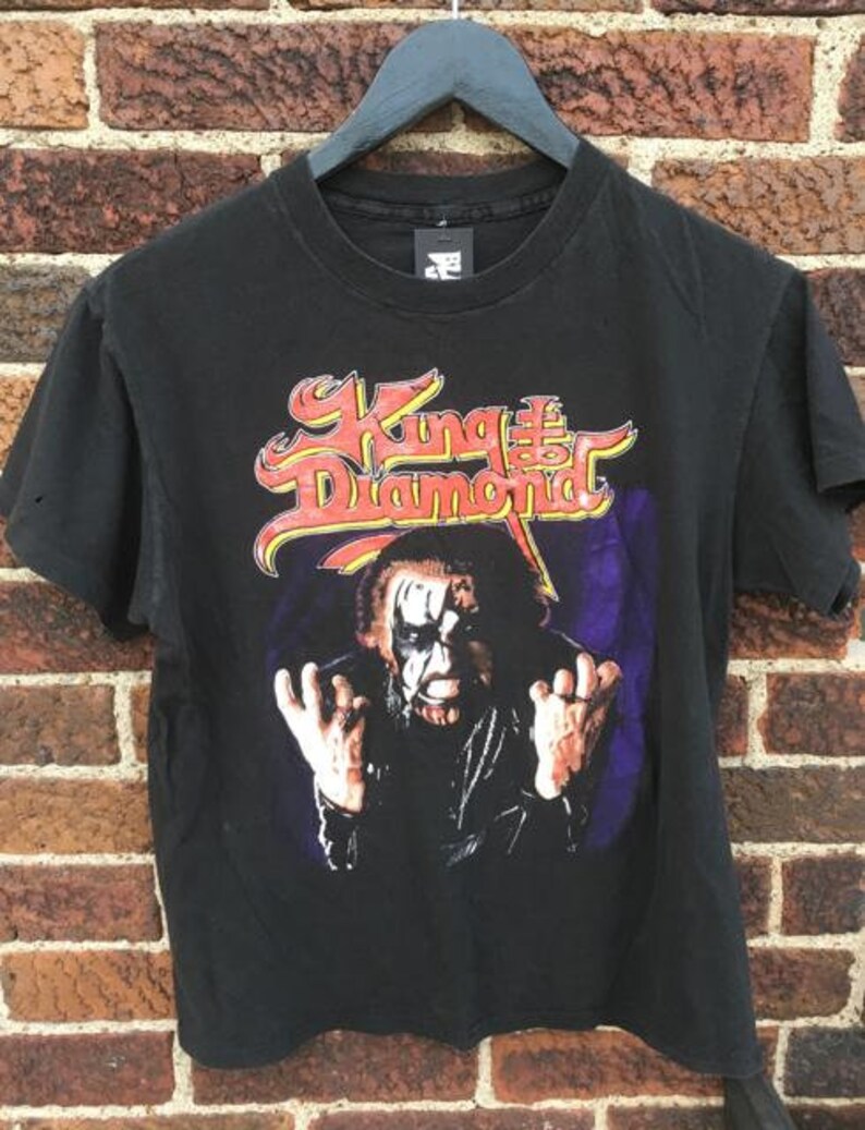 Vintage King Diamond Concert T Shirt Conspiracy 1988 North Etsy