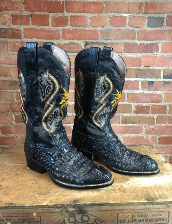 alligator western boots