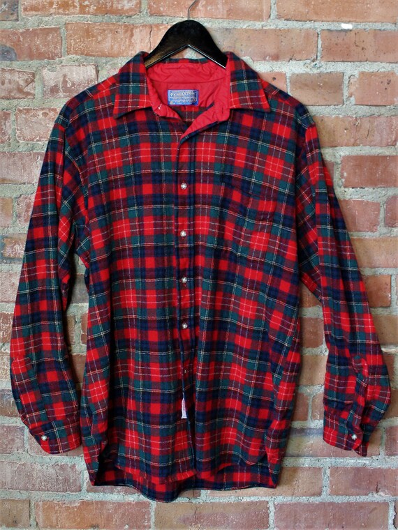 Vintage Pendleton Christie Tartan Flannel Shirt Me